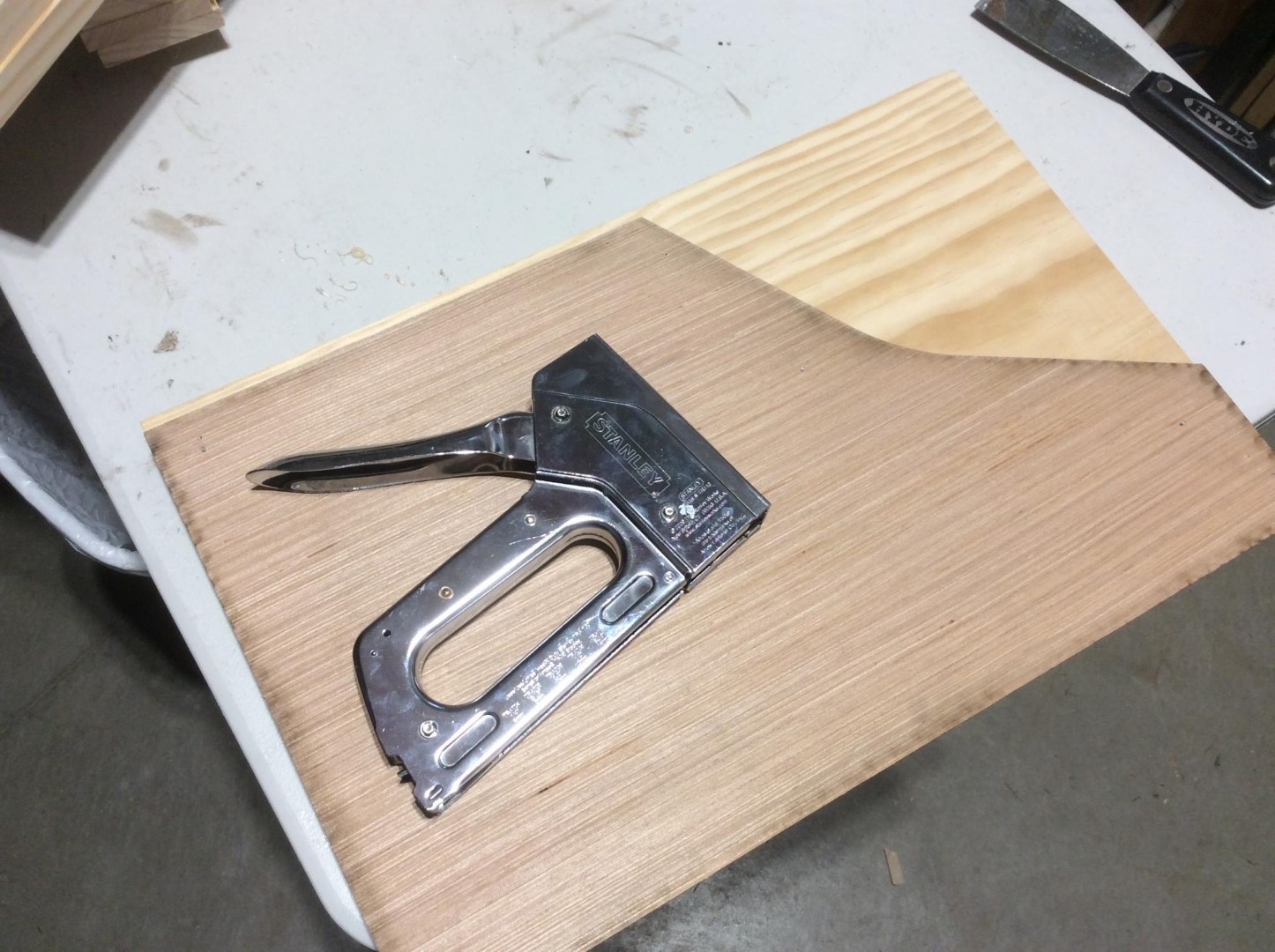 Laser cut, quarter inch luan plywood makes a great router template.  